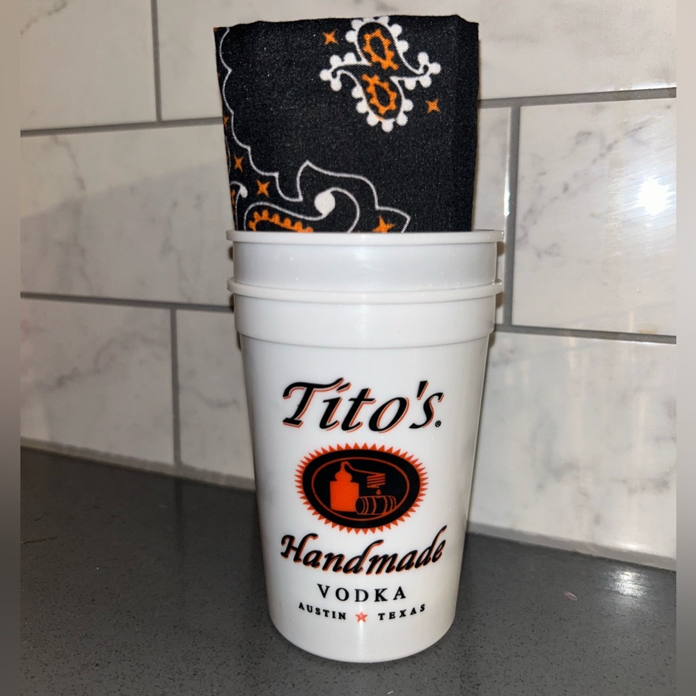 Pair of Tito’s Party Cups